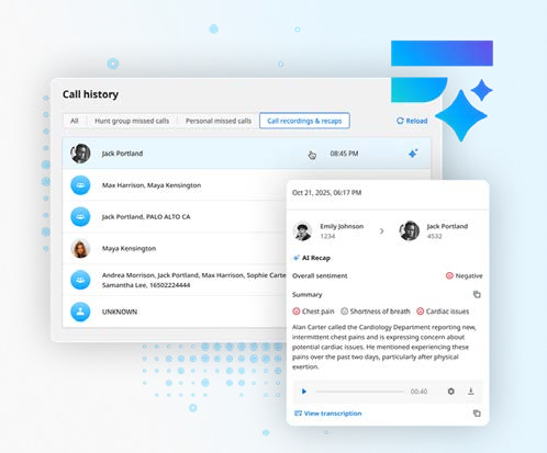 An AI Call Recap summary in Elevate